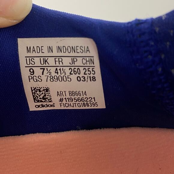 Adidas Solar Glide ST‎ blue running shoes - Picture 8 of 10